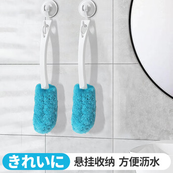 Little seal日本软毛鞋刷长柄刷鞋刷子不伤鞋家用洗衣刷不掉毛洗鞋神器