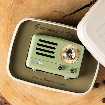 猫王收音机 MW-1A小王子OTR MINI蓝牙音响音箱 猫王音响小音响 复古绿