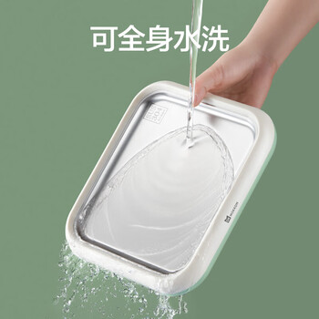 磨客（mokkom）网红DIY迷你炒冰机炒酸奶盘家用小型儿童可卷冰淇淋盘免插电自制DIY冰淇淋 MK-800豆蔻绿