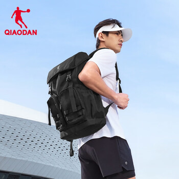乔丹运动大容量双肩包男女夏季多口袋登山徒步骑行包户外背包