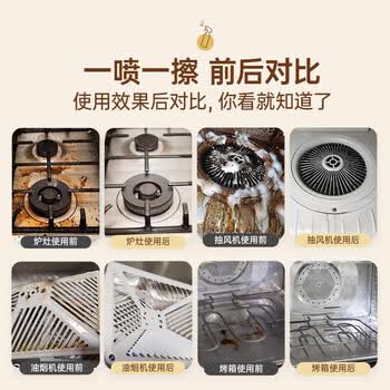 水卫仕厨房重油污净480g*3瓶*8组 整箱装 抽油烟机清洗剂 强力去油污