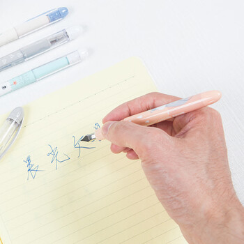 晨光（M&G）直液式可擦钢笔3.4mm学生练字套装(2支钢笔6支墨蓝色墨囊)外壳随机V-HAFP0712B1 3套