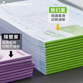 金蝶（kingdee）费用报销单 财务用品通用单据凭证报销单据消费账单A5 210*148.5mm 50页/本 5本/包