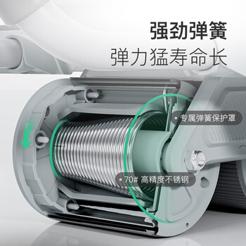 Keep专业健腹轮自动回弹肘撑腹肌轮卷腹轮健身器材-双轮冰川灰