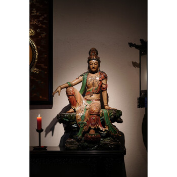北宋香樟木雕觀音坐像| China Art Window