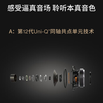 KEF Q3 Meta无源书架同轴音响 家用HIFI高保真客厅环绕发烧音箱 二分频喇叭2.0家庭影院 丝绒黑