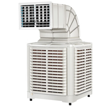 普林勒仕工业冷风机水空调环保水商用大面积降温挂外墙定速1.5kw/220v 基础款【10cm水帘/一体轴塑扇叶】