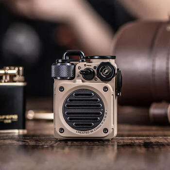 猫王收音机 MW-PVX音响 野性mini便携蓝牙音箱迷你小音响复古音箱户外防水低音炮 沙漠黄