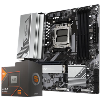 AMD 锐龙5 8600G处理器 6核12线程 集显 盒装CPU+微星主板B650M GAMING PLUS WIFI