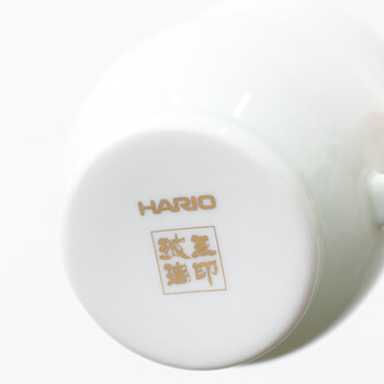HARIO陶瓷闻香杯防烫把手咖啡杯品鉴杯便携式咖啡杯工艺杯