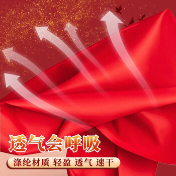 晨光生活文具小学生红领巾国标加厚涤纶红领巾标准耐变色透气速干批发学习用品1米2/1条ASCN9523 晨光生活文具小学生红领巾国标加厚涤纶红领巾标准耐变色透气速干批发学习用品1米2/1条ASCN9523