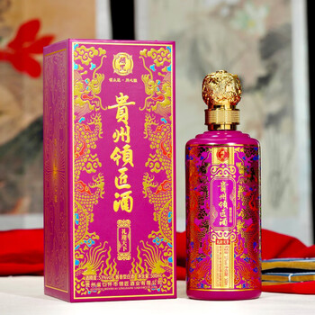 53°贵州领匠金奖壹号酒酱香型白酒礼盒装500mL*6瓶【整箱】特惠