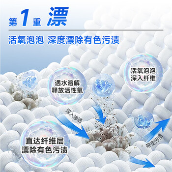 巨奇严选 校服净爆炸盐350g强力去污去黄去油渍衣服活氧彩漂粉衣领净