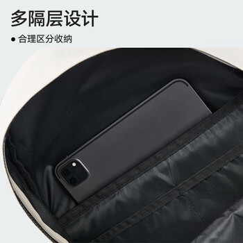 川崎（KAWASAKI）羽毛球包无界复古双肩包多功能袋独立鞋仓运动背包C8239 杏色