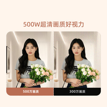 360可视门铃6哨兵版500万像素超清画质家用监控智能门铃电子猫眼摄像头手机远程预录制+64G套装