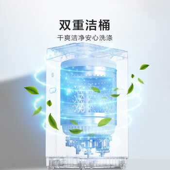 海信（Hisense）波轮洗衣机全自动 8公斤大容量波轮健康家用租房宿舍一级能效WT80N1Q家电补贴20%