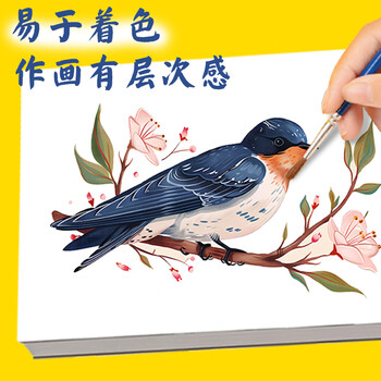 涂涂鱼素描本8K梵高星空300g加厚水彩本水粉绘画速写纸专业美术生画画彩铅素描纸小学生涂鸦图画本