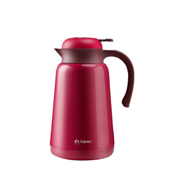 特美刻1.9L大容量保温水壶双层316不锈钢暖瓶热水瓶TJ70009 蓝色