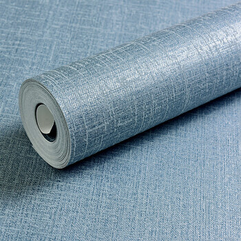 纯色素色百搭墙纸 多色环保无纺布壁纸 卧室客厅电视