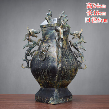 青铜器花瓶价格报价行情- 京东