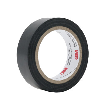3M电工绝缘胶带汽修线束胶带家装无铅耐磨防潮 黑色 单个装 150#
