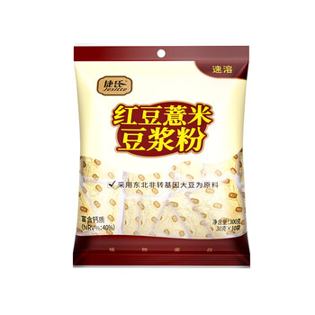 捷氏红豆薏米豆浆粉豆奶非转基因大豆速溶即食营养早餐冲饮300g 捷氏红豆薏米豆浆粉豆奶非转基因大豆速溶即食营养早餐冲饮300g