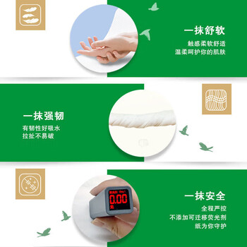 清风（HWM）质韧纯品1层三折200张擦手纸B915A  200张/包 20包/箱 