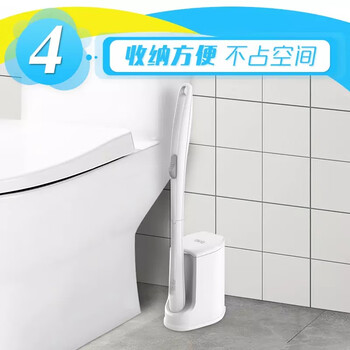 妙洁 材料环保 干净彻底 无异味 MHABT一次性马桶刷替换装12个*5袋