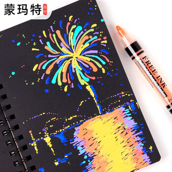 艺蔻（ARTECHO）丙烯马克笔防水画鞋套装手绘diy丙烯笔丙烯颜料直液式大红 水彩笔画画笔