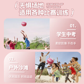 李宁排球5号初中生中考专用小学儿童标准体育考试软硬排训练比赛排球