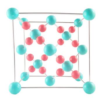 舜江晶体晶胞结构模型 高中选修三无机结构大学化学晶系堆积空间构型 二氧化硅晶胞结构模型（方石英）