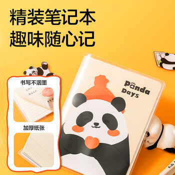 得力（deli）熊猫文具套装大礼包铅笔削笔机橡皮铅笔护套套尺贴纸学生生日中高考毕业礼物考试文具男女孩