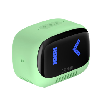 小度灵动版智能音箱 蓝牙音响音箱 小巧便携随身 便携式户外音箱 一键唤醒语音助手 绿色
