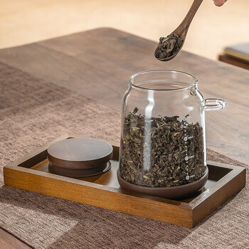 格娜斯玻璃茶叶罐透明密封罐家用高档储存茶叶收纳罐咖啡豆粉白糖储物瓶