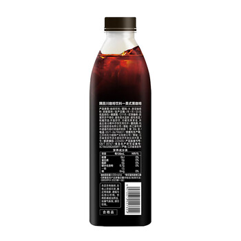 隅田川即饮咖啡美式风味低脂黑咖啡饮料0防腐剂0香精1L*1瓶