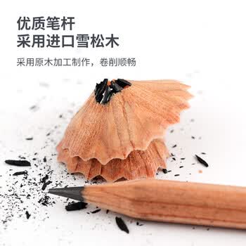 马可（MARCO）原木素描铅笔美术生专用HB/2b/4b/6b/8B/14b学者绘画专用素描笔炭笔考试速写初学者工具混装2