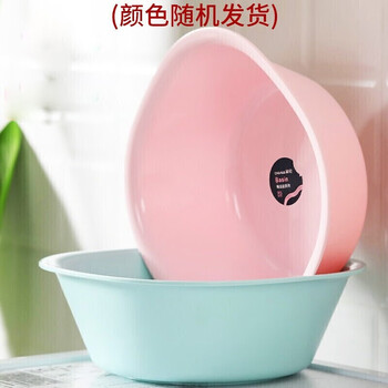 茶花塑料盆 抗菌洗脸盆S号洗屁屁盆婴儿新生儿脸盘 方盆 A03004