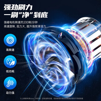 毕亚兹电动清洁刷厨房多功能家用锅刷洗碗刷灶台清洁洗鞋子刷手持充电款