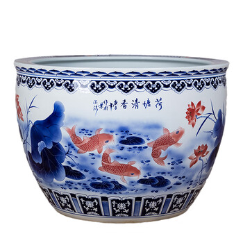 中国清時代染付大缸 清代瓷缸价格报价行情- 京东