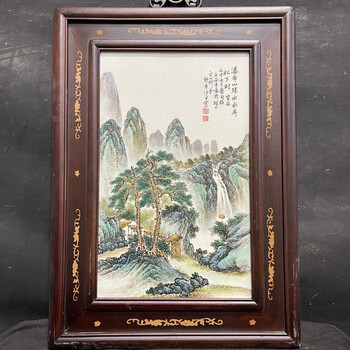珠山八友瓷板画价格报价行情- 京东
