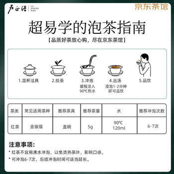卢正浩组合茶叶初见红茶金骏眉正山小种滇红特级15g盒装红茶品鉴