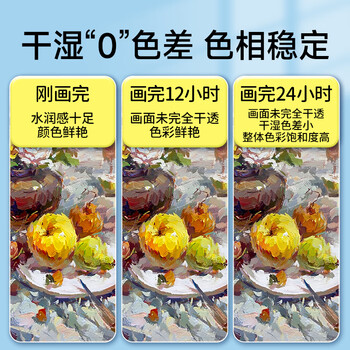 青竹画材（CHINJOO）青竹水粉颜料初学者1100罐装湖蓝100ml瓶装儿童无毒学生艺考练习出游美术生专用无甲醛补充装