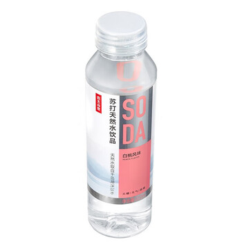 农夫山泉苏打天然水饮品  白桃味 410ml*8瓶 【非原箱】
