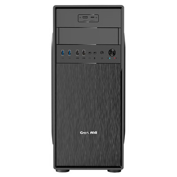 长城（Great Wall）商逸R41电商版商务机箱 （ATX主板/双USB3.0/走背线/5硬盘位/光驱位）