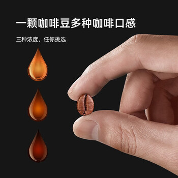 柏翠（petrus）全自动咖啡机 美式磨豆研磨一体机 办公室咖啡机 咖啡粉咖啡豆两用咖啡壶 PE3200 银色