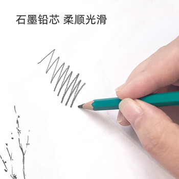 霹雳马（PRISMACOLOR）绿松石石墨铅笔2B学生素描艺术写生手绘美国三福霹雳马美术写生