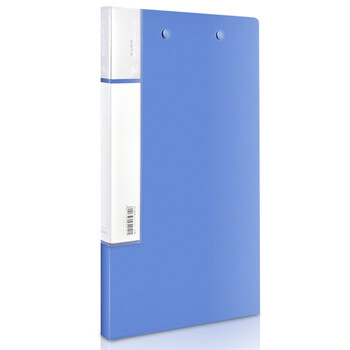 得力（deli）12只A4睿商高档系列金属双强力夹硬文件夹 大容量试卷资料夹合同票据诗朗诵签约夹板办公用品 5412