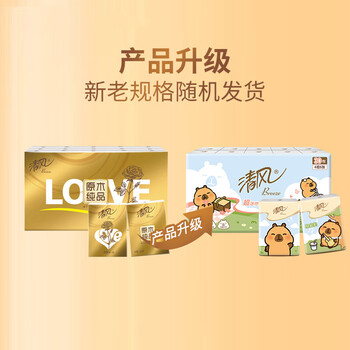 清风【李昀锐同款】卡皮巴拉手帕纸4层6张*30包 湿水不易破 清风【李昀锐同款】卡皮巴拉手帕纸4层6张*30包 湿水不易破