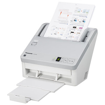 松下（Panasonic）KV-SL1056 A4彩色高速双面扫描仪 文件发票自动进纸批量扫描机PDF 支持银河麒麟系统