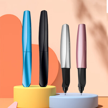 Pelikan百利金Twist R457扭转宝珠笔金属款德国进口儿童小学生成人练字签字墨囊可替换创意送礼 温莎蓝